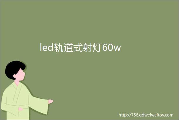 led轨道式射灯60w