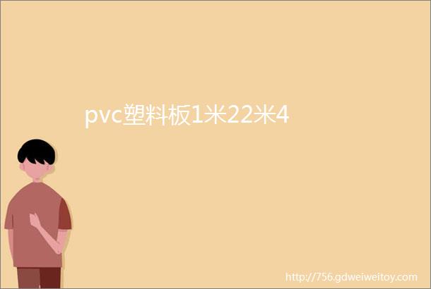 pvc塑料板1米22米4